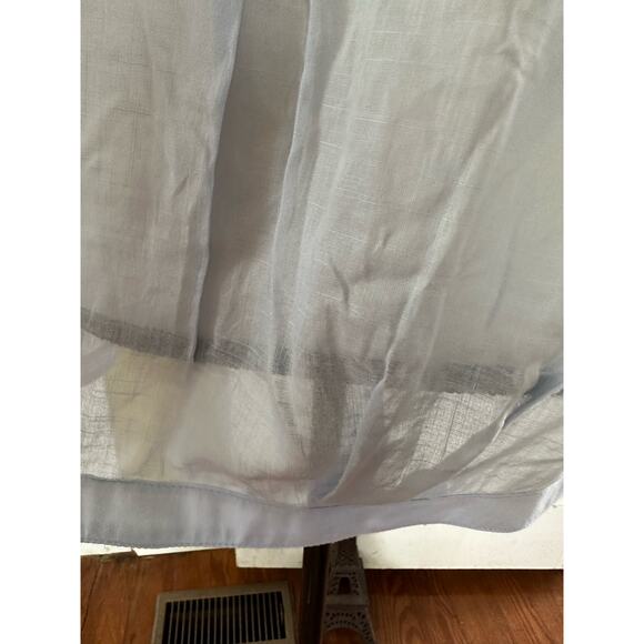 Koch Fern Top | sz SMALL | Light Blue | Cotton Linen Blend - Picture 11 of 16